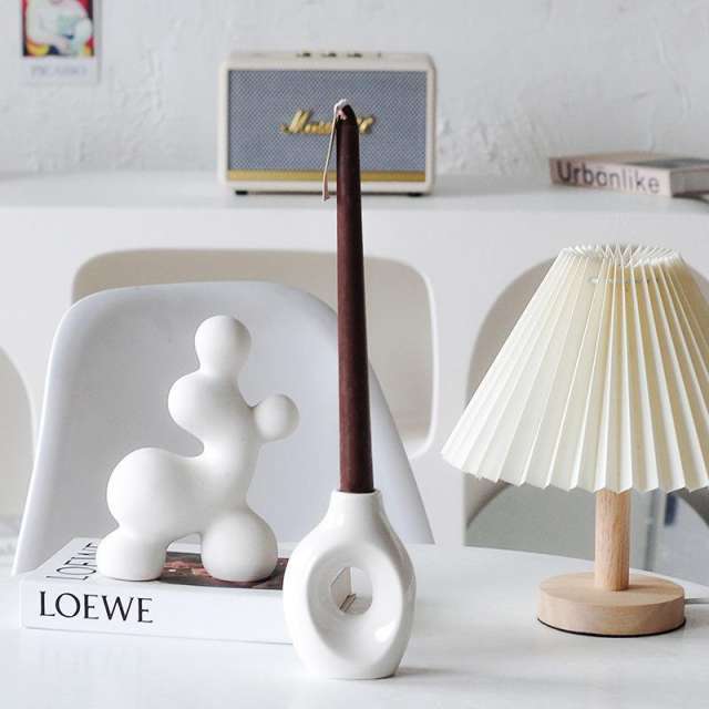 Handmade Candlestick Festival Decoration Ceramic Home Ornaments PQ-H211B