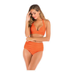 Wholesale Female Solid Color Bikinis Push Up Swimwear Sexy Beachwear PQ-FRW-02A
