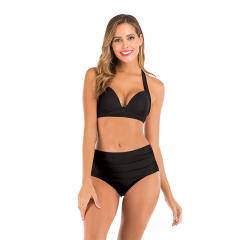 Wholesale Female Solid Color Bikinis Push Up Swimwear Sexy Beachwear PQ-FRW-02A