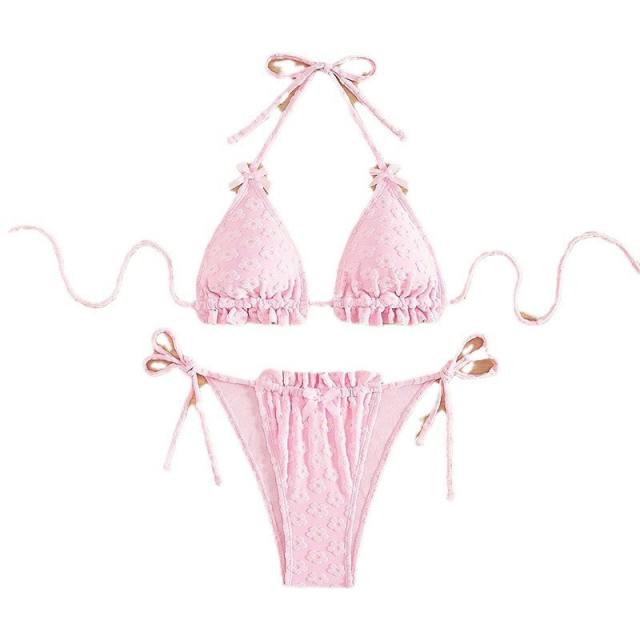 Wholesale Women Triangle Bikinis Female Swimwear Sexy Bathing Suit PQ2214