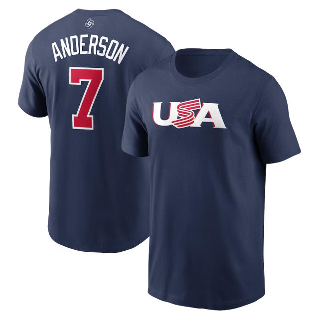 Kyle Schwarber T-shirt USA No 12 Baseball Tops WBC Fan Apparel PQ-BA1001