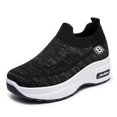 Wholesale Womens Flyknit Sport Shoes Mesh Sneakers Casul Shoes PQ-G-2117