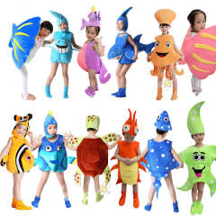 Marine Animal Performance Costume Halloween Underwater World Biological Theme Uniform PQ9667