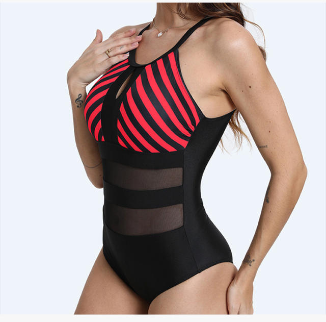 Women's One Piece Swimsuit Vintage Swimwear for Women Retro Bathing Suit PQ01