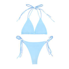 Tie Side String Bikini Set for Womens Two Pieces Swimwear PQ5018