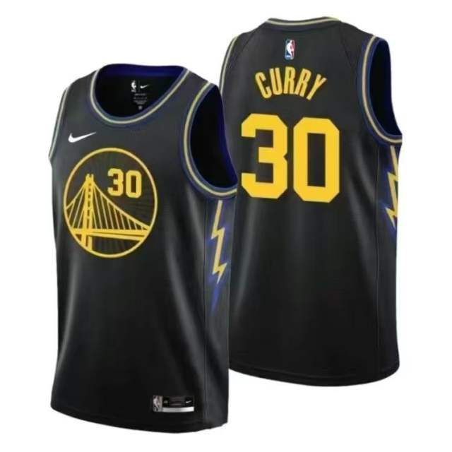Stephen Curry Basketball Fan Apparel Golden State Warriors Basketball Jersey PQSC003
