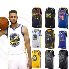 Stephen Curry Basketball Fan Apparel Golden State Warriors Basketball Jersey PQSC003