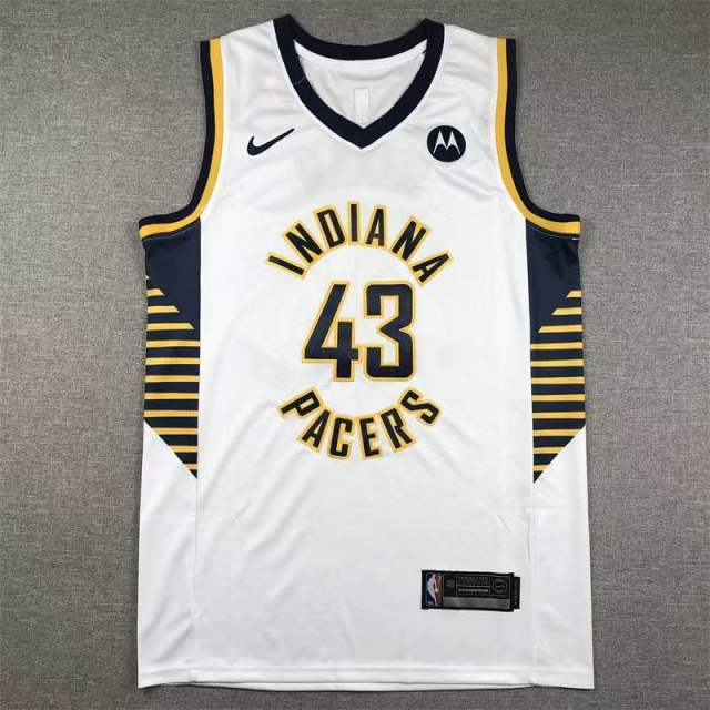 Pascal Siakam Tops Indiana Pacers Basketball Kits City Edition Fan Apparel PQ-PS030