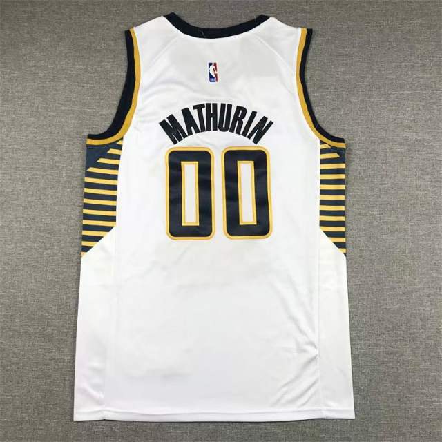 Bennedict Mathurin Tops Basketball Fan Apparel Indiana Pacers Kits PQ-IP050