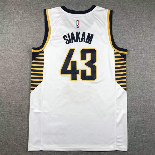 Pascal Siakam Tops Indiana Pacers Basketball Kits City Edition Fan Apparel PQ-PS030