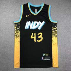 Pascal Siakam Tops Indiana Pacers Basketball Kits City Edition Fan Apparel PQ-PS030