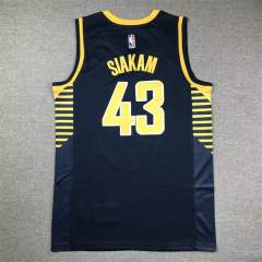 Pascal Siakam Tops Indiana Pacers Basketball Kits City Edition Fan Apparel PQ-PS030