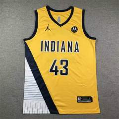 Pascal Siakam Tops Indiana Pacers Basketball Kits City Edition Fan Apparel PQ-PS030