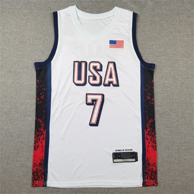 United States basketball team Jersey for the 2024 Paris Olympics Basketball Kits PQ-US030