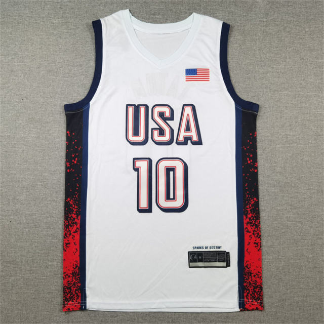 United States basketball team Jersey for the 2024 Paris Olympics Basketball Kits PQ-US030