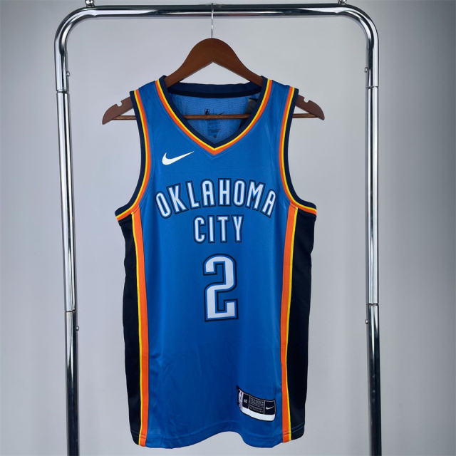 Shai Alexander Tops Oklahoma City Thunder Basketball Kits Fan Apparel PQ-SGA025