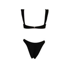 Women's Two-Piece Bikini Sexy Black Color for Female PQ-TM-43