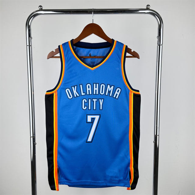 Chet Holmgren Basketball Jersey Oklahoma City Kits Tops Thunder Fan Apparel PQ-CH052