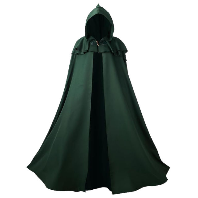Medieval Knight Cloak Adult Halloween Carnival Wizard Cloak PQ24104