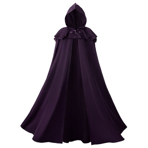 Medieval Knight Cloak Adult Halloween Carnival Wizard Cloak PQ24104