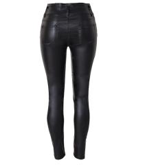 High Waist PU Pants For Woman Faux Leather Trousers PQ-TSL013