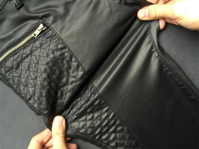 Winter Faux Leather Trousers Low Waist PU Pants For Woman PQ-TSL045