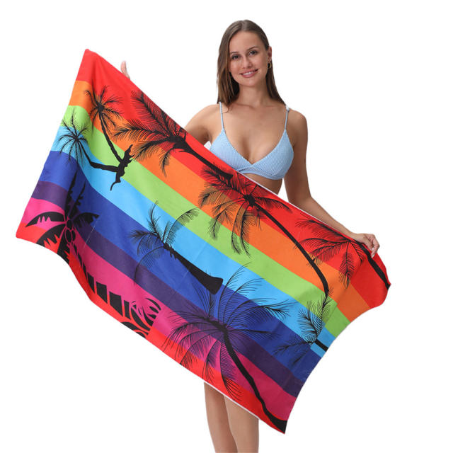 Digital Printed Flamingo Beach Towel Plus SIze Bath Towel Travel Towel PQ-011C