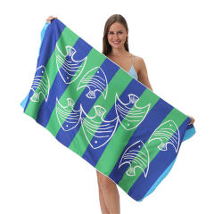 Digital Printed Flamingo Beach Towel Plus SIze Bath Towel Travel Towel PQ-011C