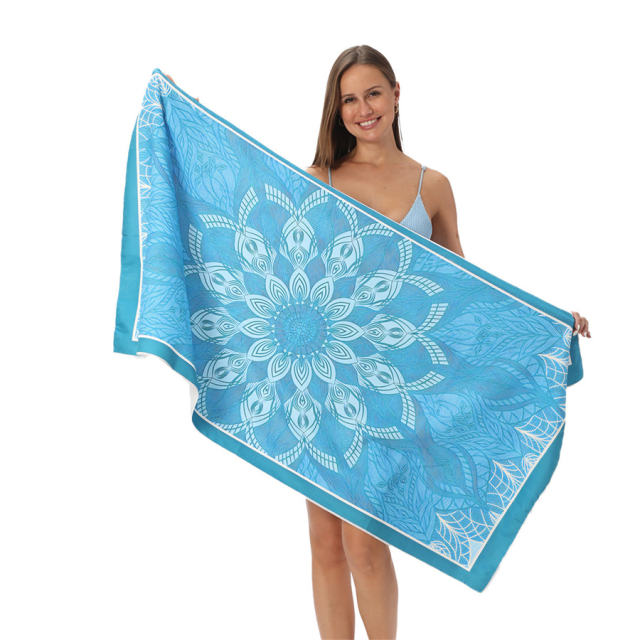 Digital Printed Flamingo Beach Towel Plus SIze Bath Towel Travel Towel PQ-011C
