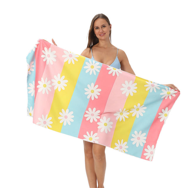 Digital Printed Flamingo Beach Towel Plus SIze Bath Towel Travel Towel PQ-011C