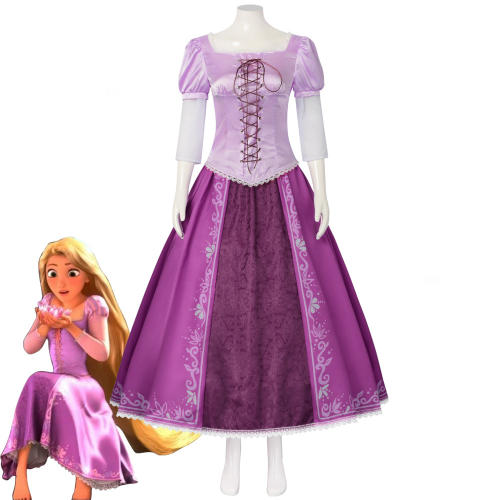Halloween Rapunzel Princess Cosplay Uniform Tangled Role Playing Costume PQ23282B
