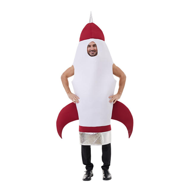 Rocket Jumpsuit Adult Space Suit Cosplay Overalls Halloween Costume PQ24551