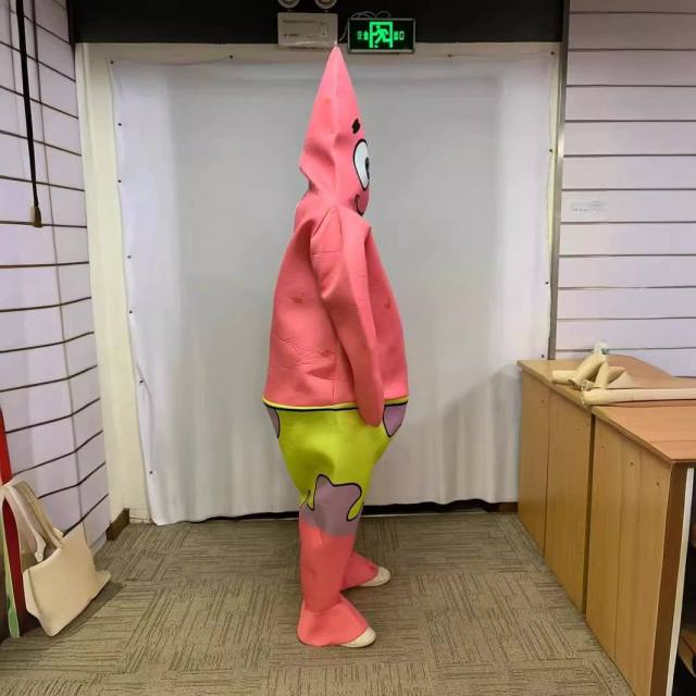Patrick Star Halloween Mascot Costume SpongeBob SquarePants Jumpsuit PQ24481