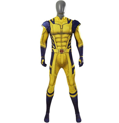 Wolverine Cosplay Costume Halloween Wolf Uncle Jumpsuit Superhero Uniform PQ0052