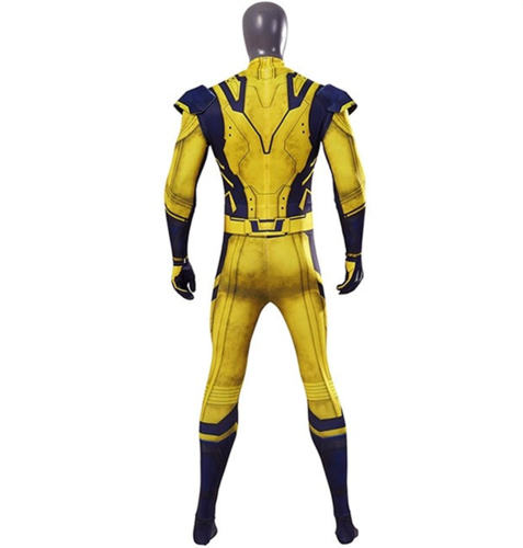 Wolverine Cosplay Costume Halloween Wolf Uncle Jumpsuit Superhero Uniform PQ0052