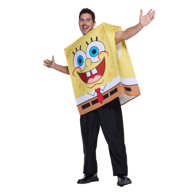 Patrick Star Halloween Mascot Costume SpongeBob SquarePants Jumpsuit PQ24481
