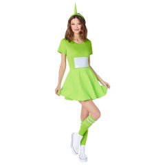 Halloween Teletubbies Costume Dipsy Cosplay Uniform Tinky Winky Dress PQ007