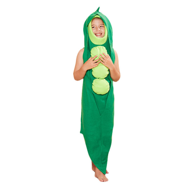 Halloween Costumes Party Uniform Carnival Pea Cosplay Jumpsuit PQ22045