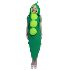 Halloween Costumes Party Uniform Carnival Pea Cosplay Jumpsuit PQ22045