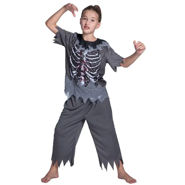 Kid Halloween Witch Costume For Child Magic Cosplay Fancy Dress PQ20152