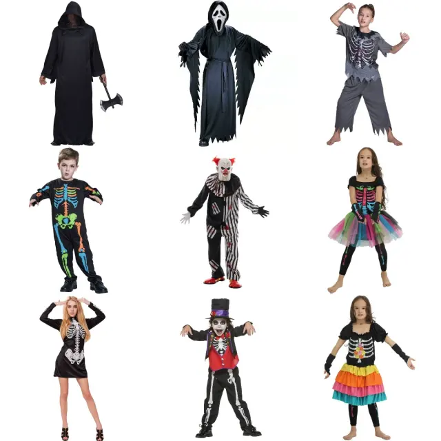 Kid Halloween Witch Costume For Child Magic Cosplay Fancy Dress PQ20152