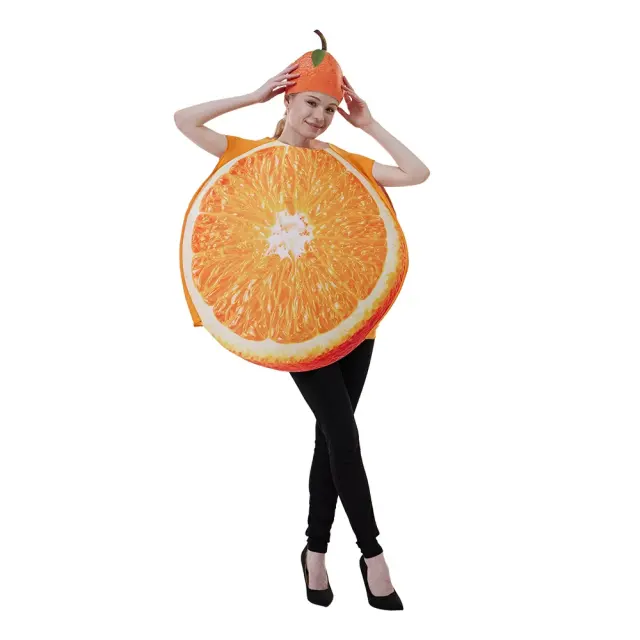 Halloween Fruit party Uniform Carnival Orange Cosplay costumes PQ27132