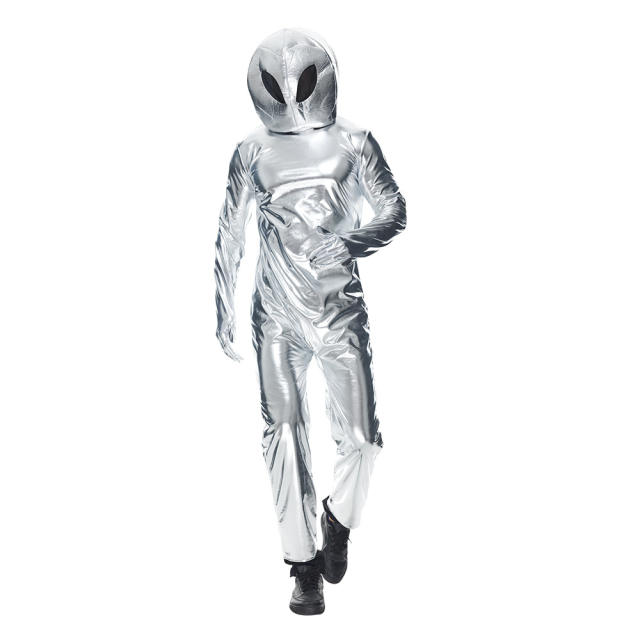 Alien Roaming Space Party Cosplay Costume Funny UFO Astronaut Uniform PQ27165