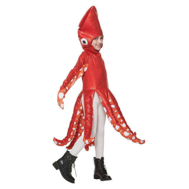 Halloween Cuttlefish Costume Carnival Cosplay Jumpsuit Octopus Uniform PQ27025