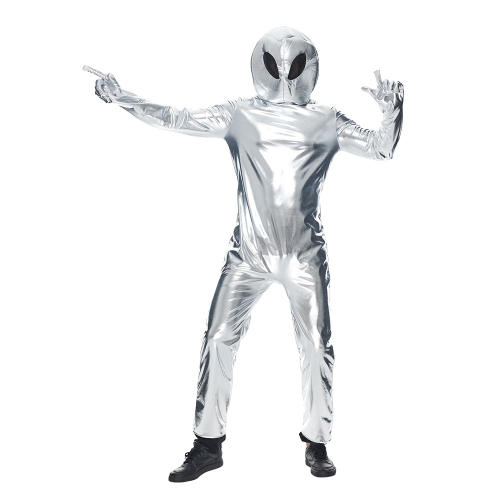 Alien Roaming Space Party Cosplay Costume Funny UFO Astronaut Uniform PQ27165