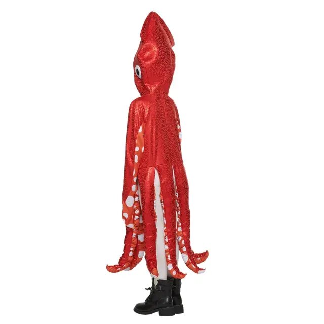 Halloween Cuttlefish Costume Carnival Cosplay Jumpsuit Octopus Uniform PQ27025