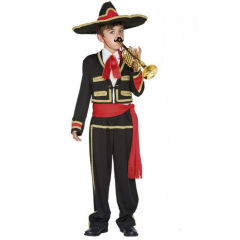 Ethnic Costume Mexican Day of the Dead Outfit, Halloween Uniform PQ22234