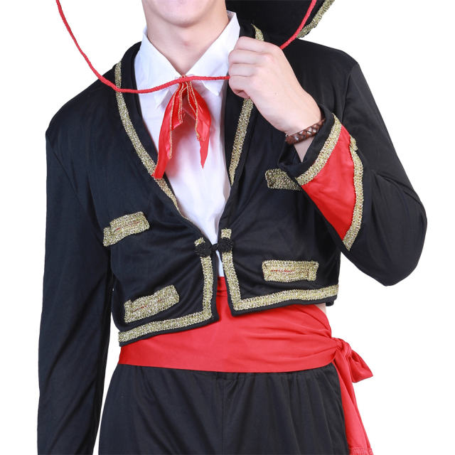 Ethnic Costume Mexican Day of the Dead Outfit, Halloween Uniform PQ22234