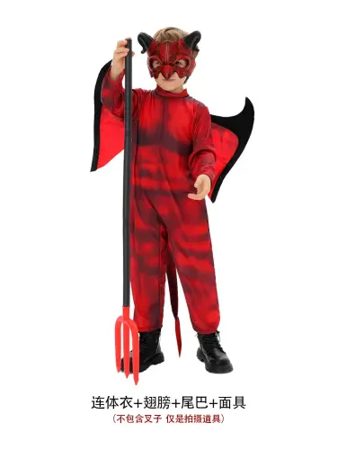 Halloween Horror Children Vampire Costume Kid Masquerade Witch Cosplay Uniform PQ5570