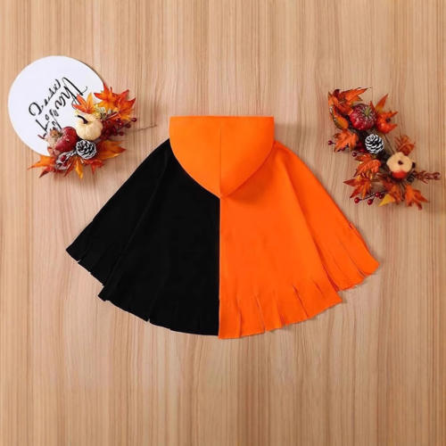 Halloween Vampire Cloak Children's Carnival Pumkin Performance Costume PQ0021